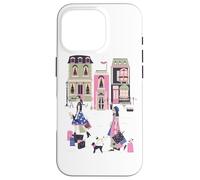 Paris France Haute Couture Shopping Souvenir Rétro Français Coque pour iPhone 16 Pro