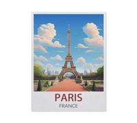 Paris France，Puzzle 1500 Pieces of Paper Puzzles Suitable for Adults Children Families Stress Relief Puzzle Games（57x87cm）-EW35