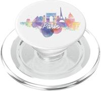 Paris France Skyline Europe Voyage Souvenirs Paysage urbain PopSockets PopGrip pour MagSafe