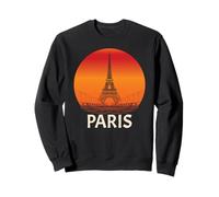 Paris France Souvenirs Tour Eiffel Coucher de Soleil Sweatshirt