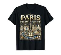 Paris, France T-Shirt Graphique avec Valeur