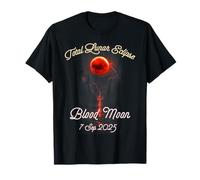 Paris, France - Total Lunar Eclipse Blood Moon 7 Sep 2025 T-Shirt