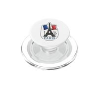 Paris France Tour Eiffel agitant Drapeau Lavande Lampadaire G PopSockets PopGrip pour MagSafe
