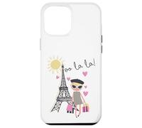 Paris France Tour Eiffel Rétro Cadeau Souvenir Fille Femme Homme Coque pour iPhone 12 Pro Max