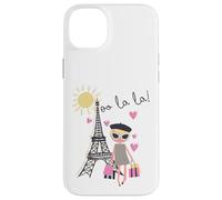 Paris France Tour Eiffel Rétro Cadeau Souvenir Fille Femme Homme Coque pour iPhone 14 Plus