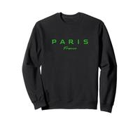 Paris France Ville Inscription Sweatshirt
