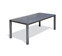 PARIS GARDEN - Table de jardin CAMARGUE aluminium plateau céramique