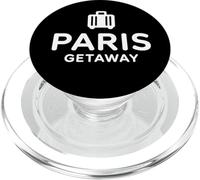 Paris Getaway I France Voyage France Tour Eiffel Français PopSockets PopGrip pour MagSafe