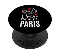 Paris Girls Trip 2026 France Summer Vacation Ladies Weekend PopSockets PopGrip Adhésif