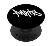 Paris, Graffiti, Art Urbain, Art de Rue, Style Artisanal, Souvenir de la France PopSockets PopGrip Adhésif