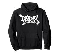 Paris, Graffiti, Art Urbain, Art de Rue, Style Artisanal, Souvenir de la France Sweat à Capuche