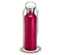 Paris Hilton Bouteille d'eau en strass rose craquelé de 750 ml