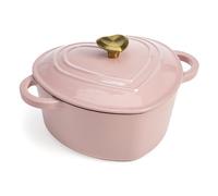 Paris Hilton Cocotte en fonte émaillée en forme de cœur, 2 pintes