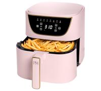 Paris Hilton Friteuse à air, grande capacité de 5,7 l, antiadhésive, fabriquée sans PFAS, écran tactile, 8 en 1 (friture à air, rôtir, griller, cuire, réchauffer, garder au chaud, pizza, déshydrater),
