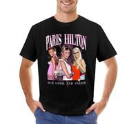 Paris-Hilton T-Shirt Hippie Clothes Korean Fashion Plain Black t Shirts Men.jpg