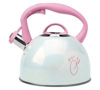 Paris Hilton Théière en acier inoxydable signature Paris 2 l avec poignée Cool-Touch et bec verseur sifflet - Chauffage rapide pour un plaisir parfait du thé, rose