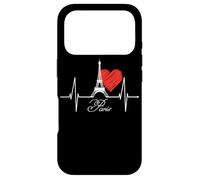 Paris Horizon Skyline Amour Battement De Coeur Tour Eiffel Coque pour iPhone 17 Pro