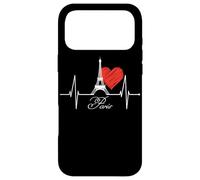 Paris Horizon Skyline Amour Battement De Coeur Tour Eiffel Coque pour iPhone 17 Pro Max