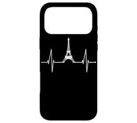 Paris Horizon Skyline Amour Battement De Coeur Tour Eiffel Coque pour iPhone 17 Pro Max