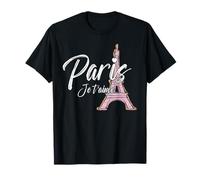Paris I Love You France Tour Eiffel Mignon Souvenir Français T-Shirt