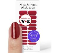 Paris Je T'aime Lot De 20 Bandes De Vernis À Ongles En Gel Uv Couleur Unie Pour Ongles Des Doigts Et Des Pieds