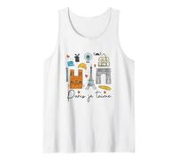 Paris Je T'aime Paris Lover Traveling France Bébé Enfant Débardeur