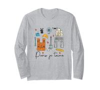 Paris Je T'aime Paris Lover Traveling France Bébé Enfant Manche Longue