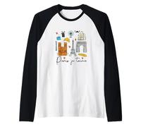 Paris Je T'aime Paris Lover Traveling France Bébé Enfant Manche Raglan