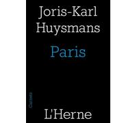 Paris - Joris-Karl Huysmans - L'herne - broché - Roman