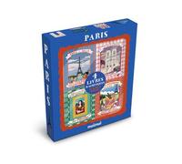 Paris - Livres magnétiques - 1 coffret, 4 magnets Inclus 4 mini livres magnétiques - Eunjoo Lee - Nuinui Eds - Coffret - Carnet (de voyage, intime, de notes)