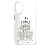 Paris, Louvre, Dessin à la Main Château du Louvre, France Coque pour iPhone 17