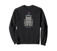 Paris, Louvre, Dessin à la Main Château du Louvre, France Sweatshirt