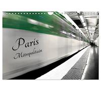 Paris Métropolitain (Calendrier mural 2027 DIN A4 vertical), CALVENDO calendrier mensuel: Le métro de Paris