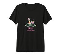 Paris Mind Bicycle Girl Tour Eiffel Esthétique Voyage Amour T-Shirt Haut de Gamme