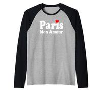 Paris Mon Amour 75 France Parijs Manche Raglan