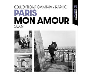 Paris, mon Amour Kalender 2027 | Stilvoller Frankreich-Kalender im großen Hochformat (48x54 cm) | Analog-Fotografie für Nostalgiefans