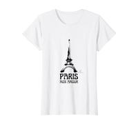 Paris Mon Amour Tour Eiffel Artistique Encre Juliart T-Shirt Graphique avec Valeur