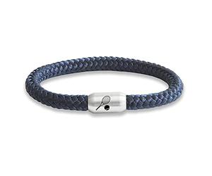 Paris Montana Le Bracelet Original de Tennis Avec Gravure et Fermeture Magnétique - Corde de Voile, Balle 8 cm de Diamètre, 19-24 cm