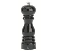 Moulin à Sel Manuel 12 cm en Bois Laqué Noir PARIS U'SELECT Mécanisme Zirlion