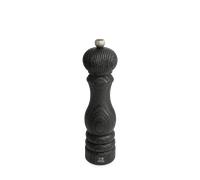 PEUGEOT - Moulin à Poivre Paris Nature Black 22 cm - Réglage Classique - En Bois Revalorisé Labellisé PEFC - Fabrication Française - Coloris Noir