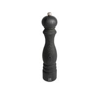 Paris Nature Black Moulin À Poivre Manuel En Bois Upcyclé Et Son Poivre Fair Trade, Noir, 30 Cm - 12in Noir