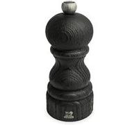 Moulin À Poivre Manuel En Bois Upcyclé Et Son Poivre Fair Trade, Noir, 12 Cm - 5in Paris Nature Black Noir