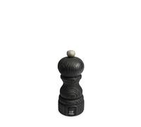 Paris Nature Black Moulin À Sel Manuel En Bois Upcyclé, Noir, 12 Cm - 5in