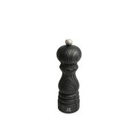 Paris Nature Black Moulin À Sel Manuel En Bois Upcyclé, Noir, 18 Cm - 7in Noir