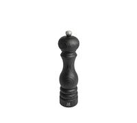 Paris Nature Black Moulin à sel manuel en bois upcyclé, noir, 22 cm - 9in