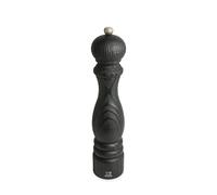 Paris Nature Black Moulin À Sel Manuel En Bois Upcyclé, Noir, 30 Cm - 12in Noir