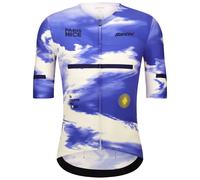 Santini Paris-nice 2025 Short Sleeve Jersey Violet 2XL Homme Print