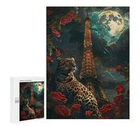 Paris Night Romance Puzzle 1000 Pièces Educa Jouet en Bois Cadeau Unique Décoration Intérieure Jeu Éducatif Challenge Toy Adultes Et Enfants À Partir De 14 Ans 500 PCS
