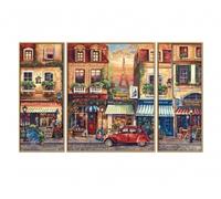 Paris Nostalgie Triptyque - Peinture par numéros