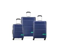 Ensemble de valises Delsey Paris x Benetton Now Hardside bleu marine